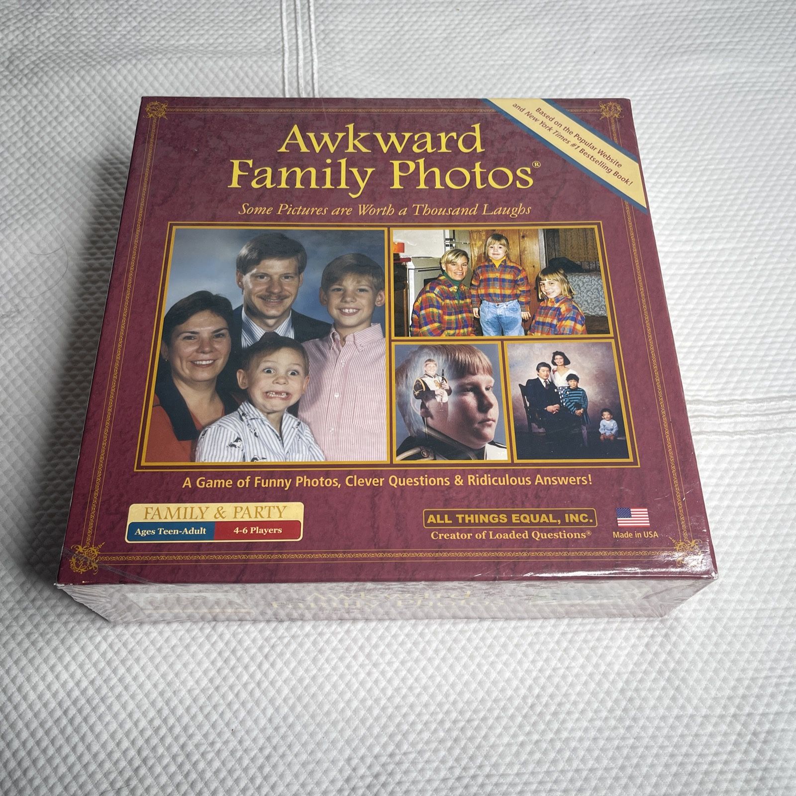 Awkward Family Photos Board Game by All Things Equal ~ Sealed / New