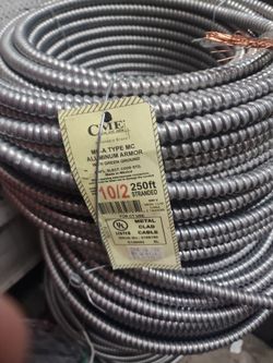10/2 MC-AL Metal Clad Wire