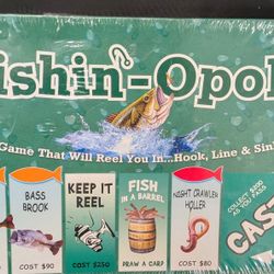 Fishin-opoly Board Game 