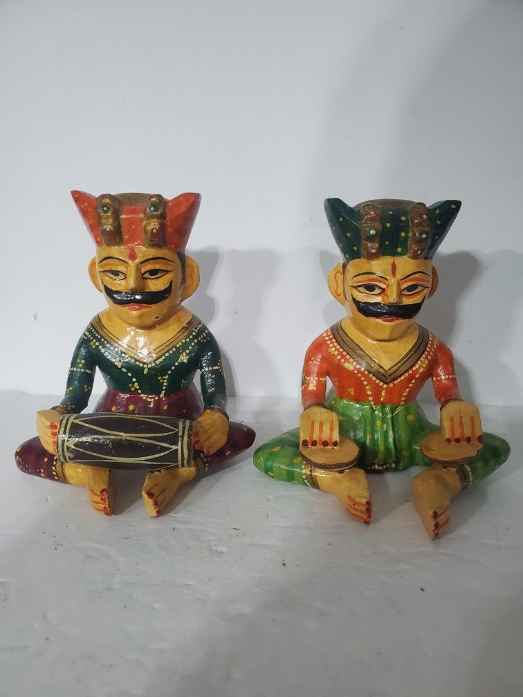 Rajasthani Carved Musicians