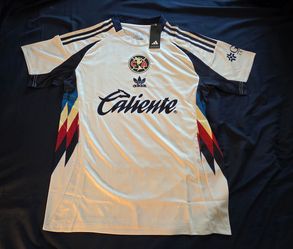 CLUB AMERICA MENS WHITE 3RD JERSEY SIZE MEDIUM