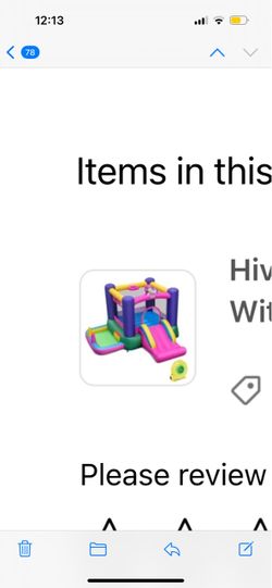 Hivvago 6-In-1 Bouncy Castle Inflatable Bounce House With Slide And Ball Pit With 480W Blower - Multicolor×
