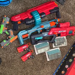 Nerf guns and nerf ammo