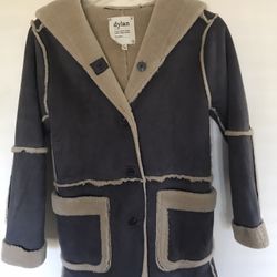 Dylan faux leather coat