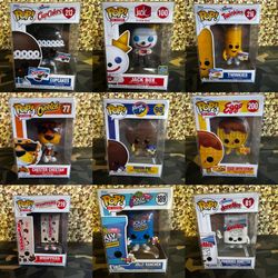 Funko Pops “Food icons” Set Of 9