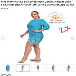 ☀️ Sun Protection Women Rash Grad / Skirted-built In Bottom