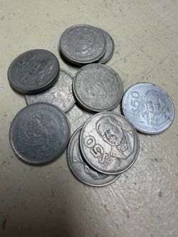 Mexico $50 Pesos Coin, Portrait of Benito Juárez