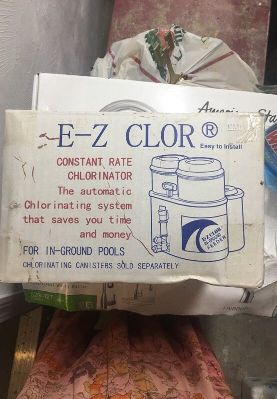 E-Z Clor constant rate chlorinator for in-ground pools