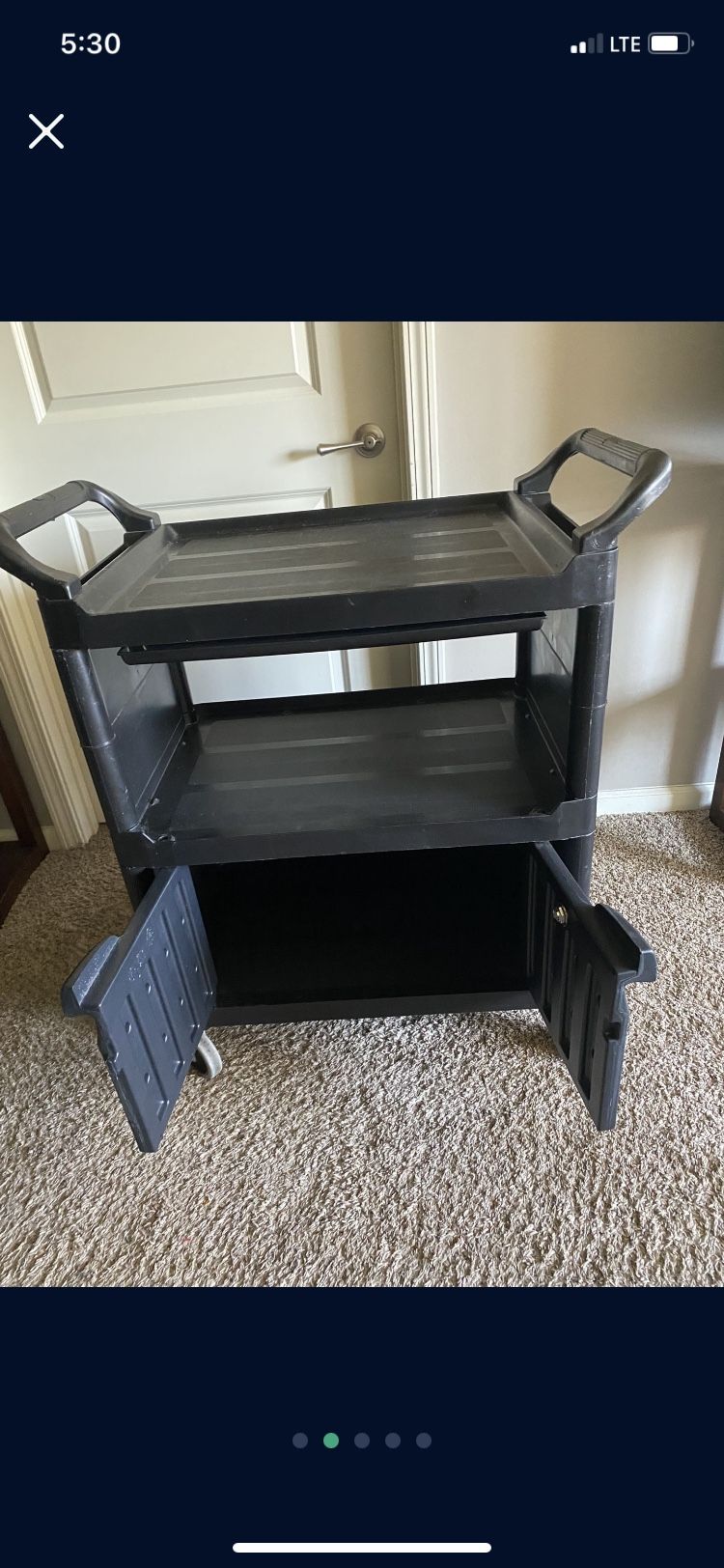 ROLLING CABINET RUBBERMAID  $49