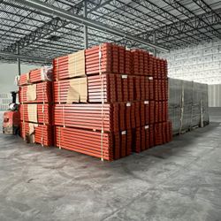 Teardrop Pallet Racks Beams Uprights Wire Decks Delivery Forklift Install 