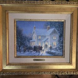 Thomas Kinkade. Evening, carolers