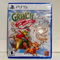 The Grinch Christmas Adventures Sony PlayStation 5 PS5 Brand New Factory Sealed