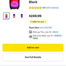 JBL Pulse 5 Portable Bluetooth Speaker 