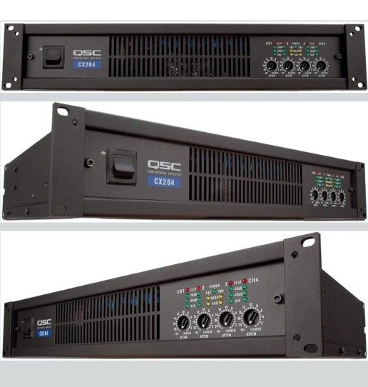 ***
QSC CX204V
4-Channel Power Amplifier, 200W Per Channel at 70V