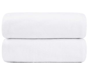 Microfiber Bath Towels, Set of 2, 30" x 60", Soft & Absorbent