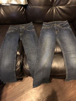 Boys jeans. Wrangler, Lee, and Levi