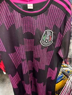 Black and pink Mexico jerseys replica $49