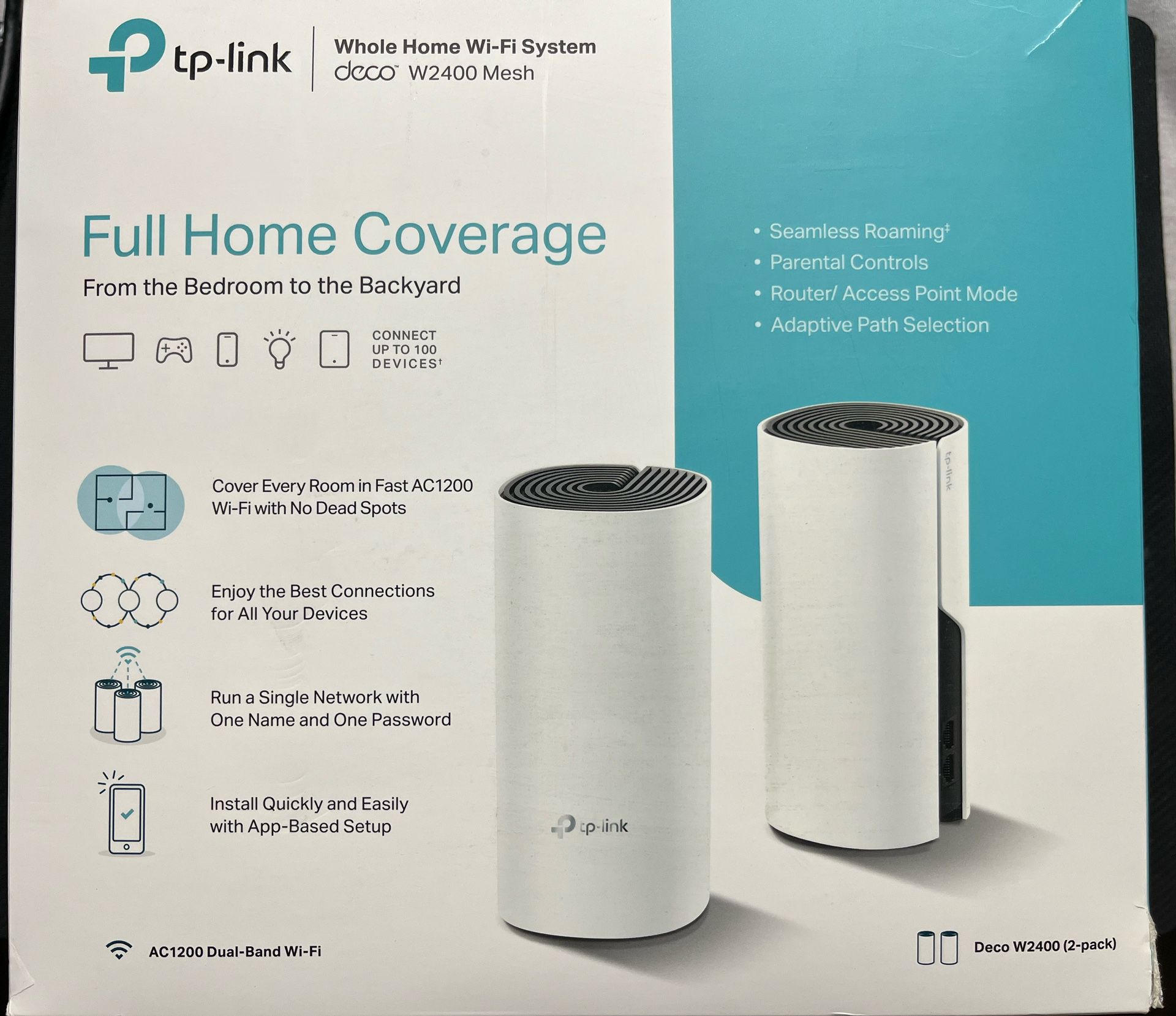 Wireless TP LINK W2400 MESH ROTER