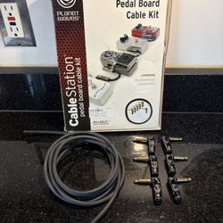Planet Waves Solderless Pedalboard 9Ft Cable & 6 plugs for Guitar Effects Pedals