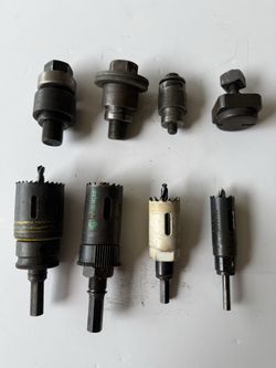 Electricians Hole Punch and Hole Saws