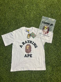 BAPE Classic White and Brown Shirt