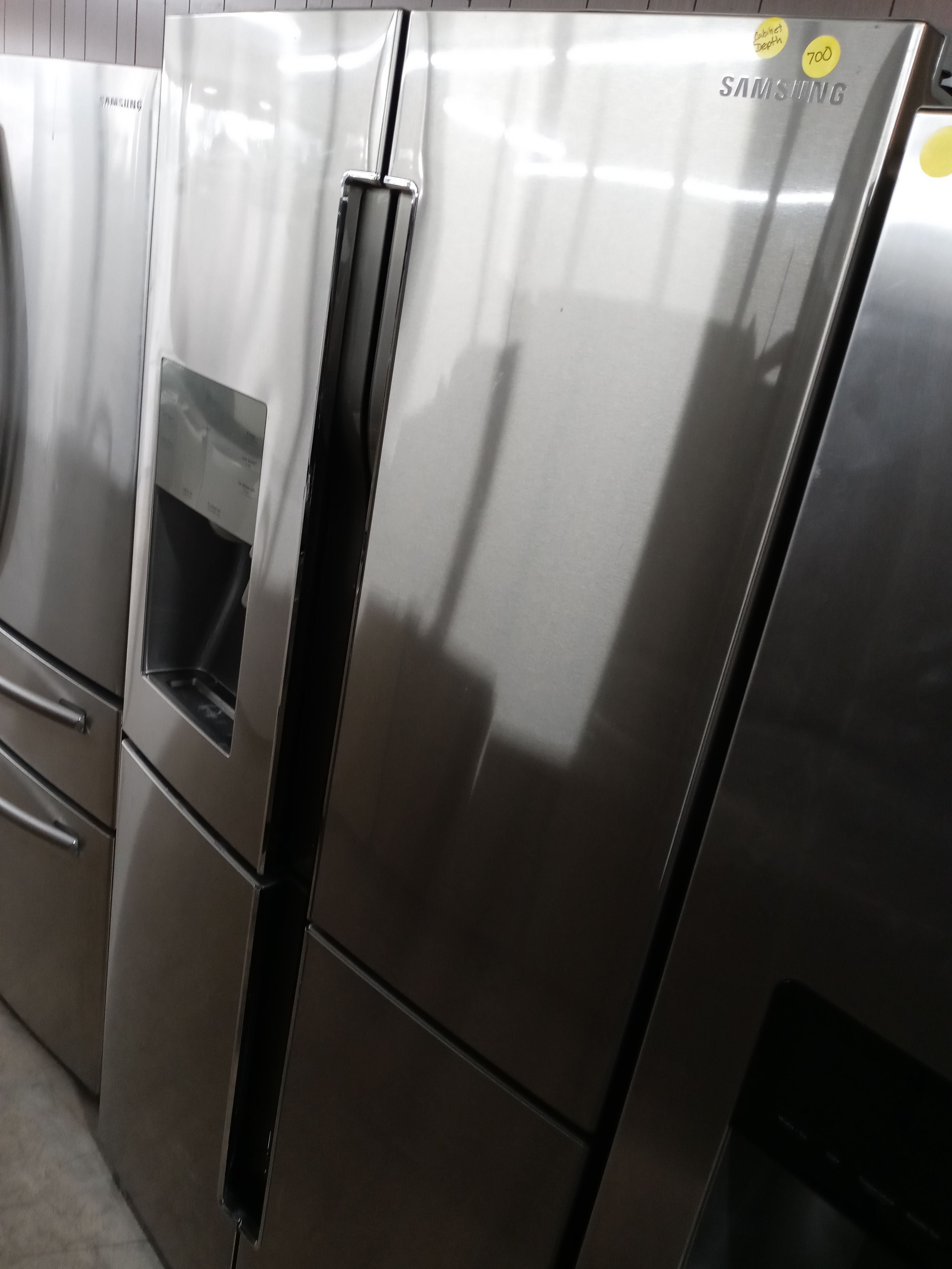 Samsung stainless steel 4-door french door refrigerator - Free delivery