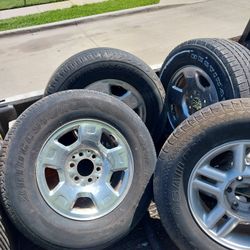 Set Of Ford Rims And Tires
