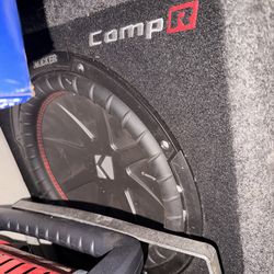 Kicker comp r 10’ with amp