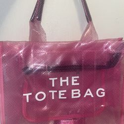 The Tote Bag Mesh In Pink