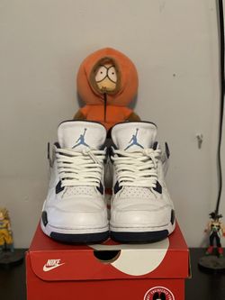 Air Jordan 4s Midnight Blue