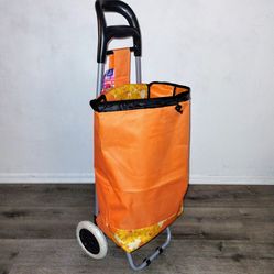 New foldable rolling shopping cart