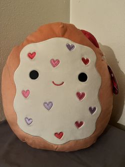Squishmallow Plush – Toast with Hearts – 12”