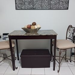 High Table With Stools