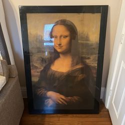Black Acrylic Mona Lisa 36x50