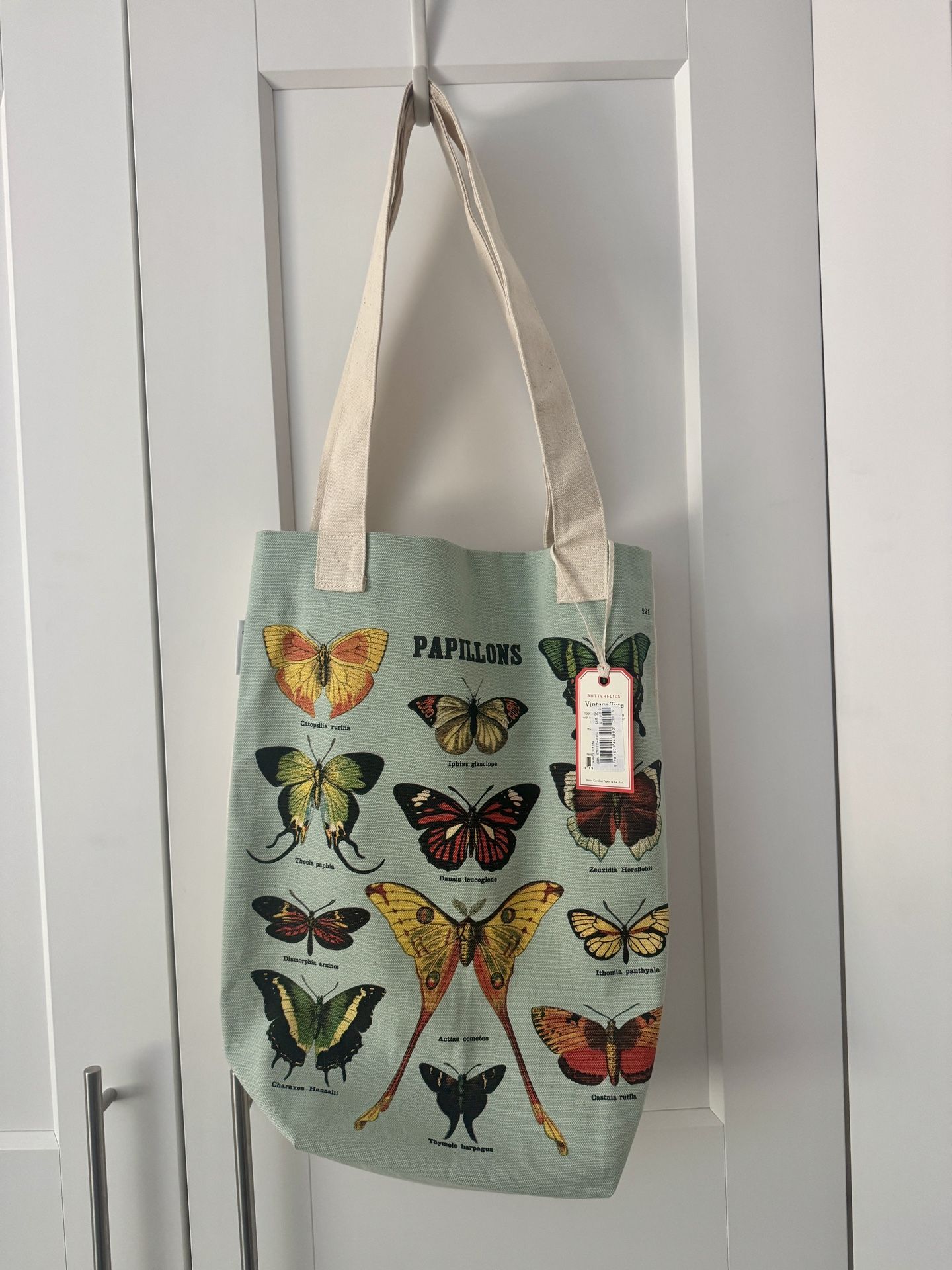 Cavallini & Co. Papillons Butterfly Tote Bag - NEW