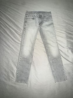 Denim Gray Levi Jeans