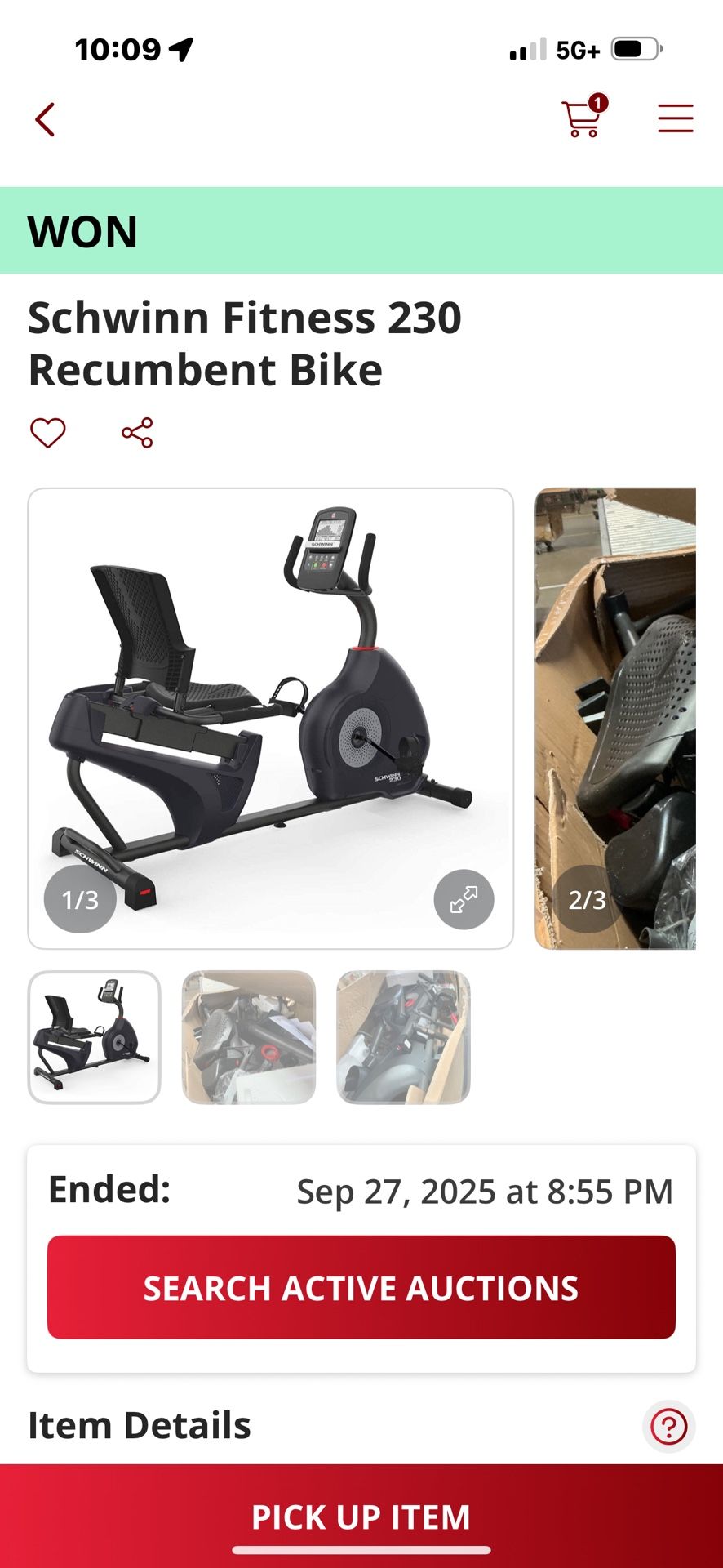 Schwinn Fitness 230 Recumbent Bike