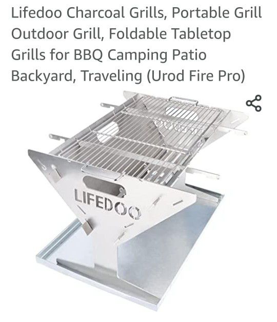LIFEDOO OUTDOOR CHARCOAL GRILL 🔥 FIREPIT 