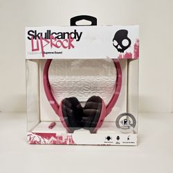 Brand New - Skullcandy Supreme Sound Uprock Mic Headphone in Pink
