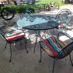 Wrought Iron Patio Set 