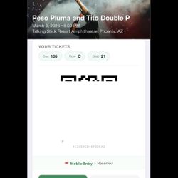 Peso Pluma 🎫 AZ !!!