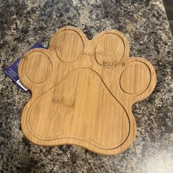 Paw Print Cheese Board