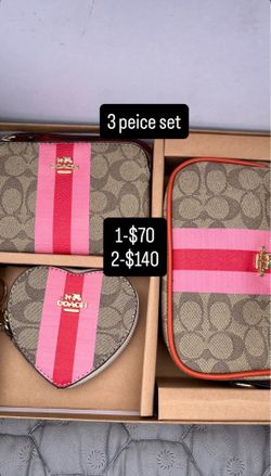 Coach 3pc purse set