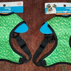 2 lime Green Family PET  Step-In Dog Harness MED Chest Size 14 -21” 10-17lbs