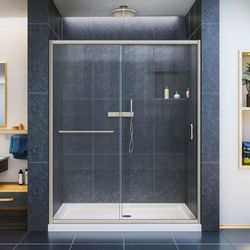 DreamLine 50-54" Semi-Frameless Sliding Shower