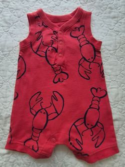 NEW! Baby Boy Romper,  Size Newborn