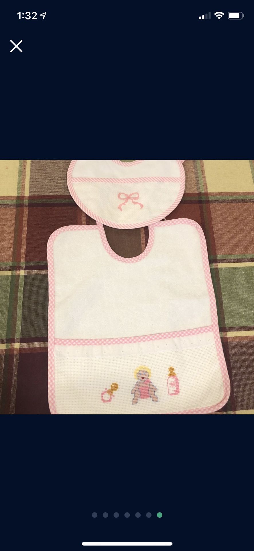 Baby Girl Bibs Paint Cover And Apron Smoke And Pet Free