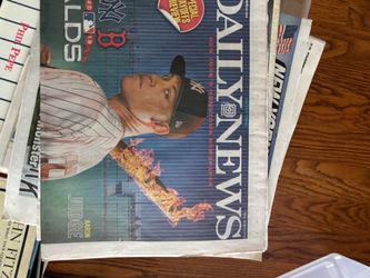 NY Daily News Aaron Judge ALDS Special Edition Newspaper