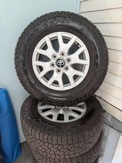 2025 Toyota Tacoma OEM 17” Wheels & Falken Wildpeak AT4W Tires 255/70R17
