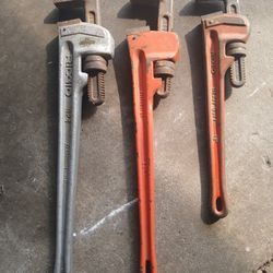 Rigid Pipe Wrench 24" & 18"